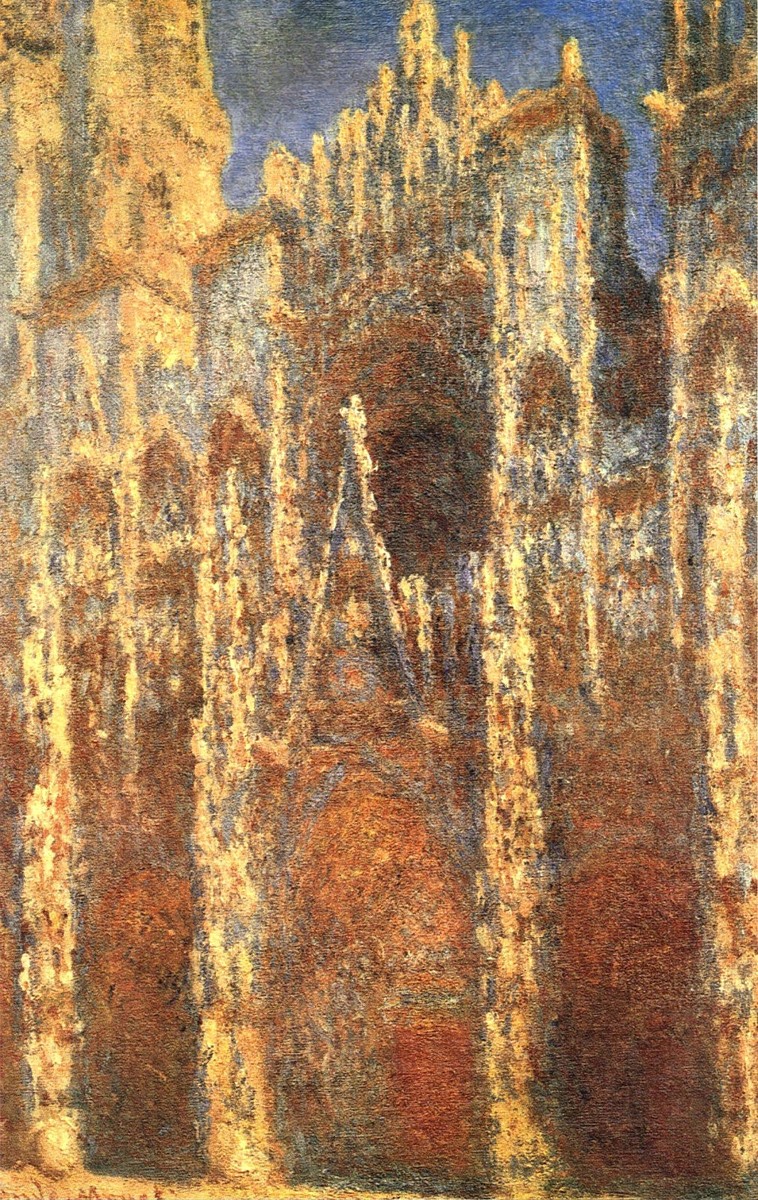 Rouen Cathedral, the Portal by Claude Monet