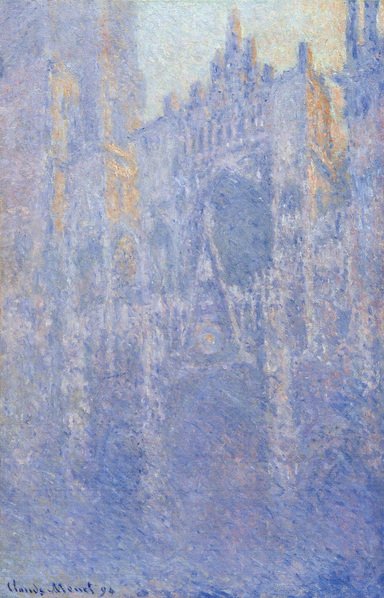 Rouen Cathedral, the Portal, Morning Fog by Claude Monet
