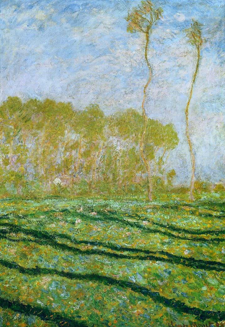 Springtime Landscape at Giverny by Claude Monet