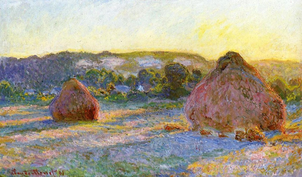 Stacks of Wheat (End of Summer) by Claude Monet