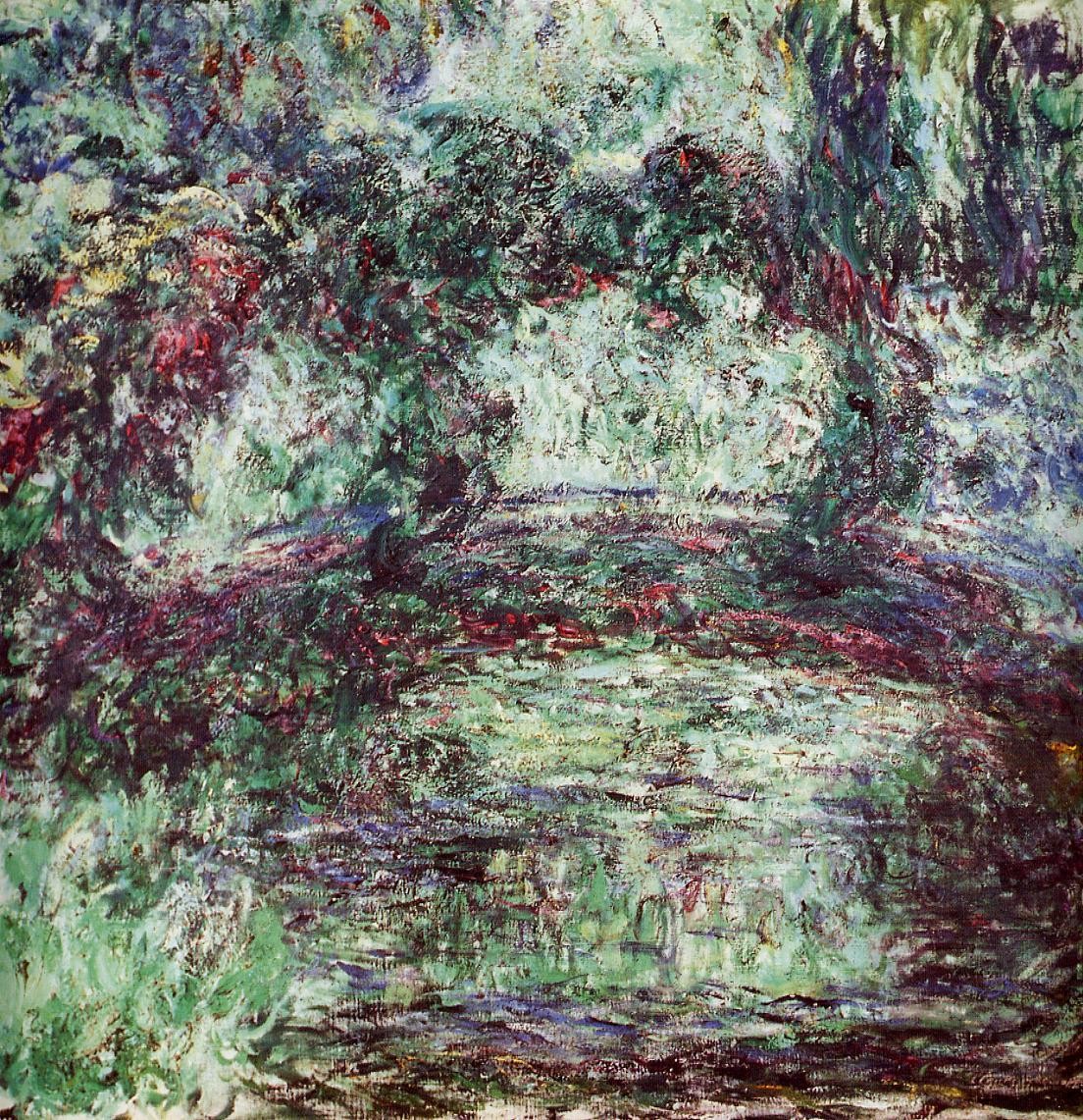 The Japanese Bridge 2 by Claude Monet