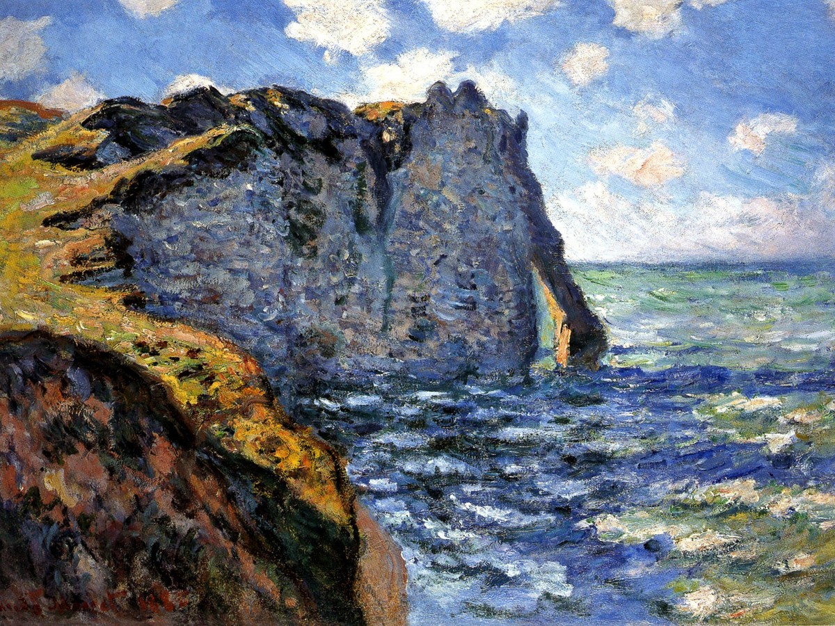The Manneport by Claude Monet