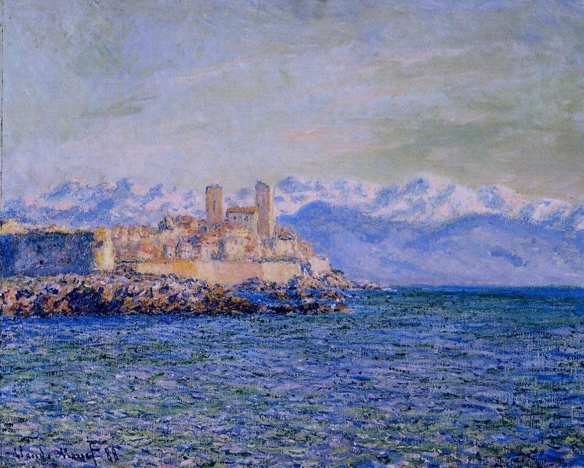 The Old Fort at Antibes by Claude Monet