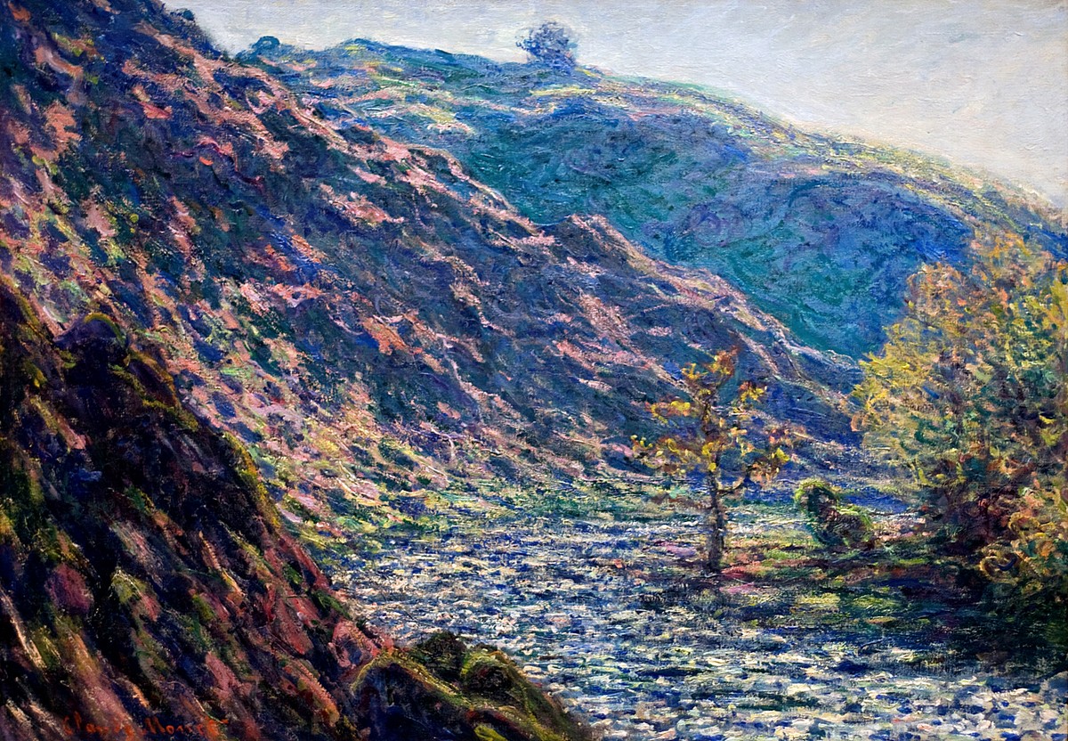 The Old Tree at the Confluence by Claude Monet