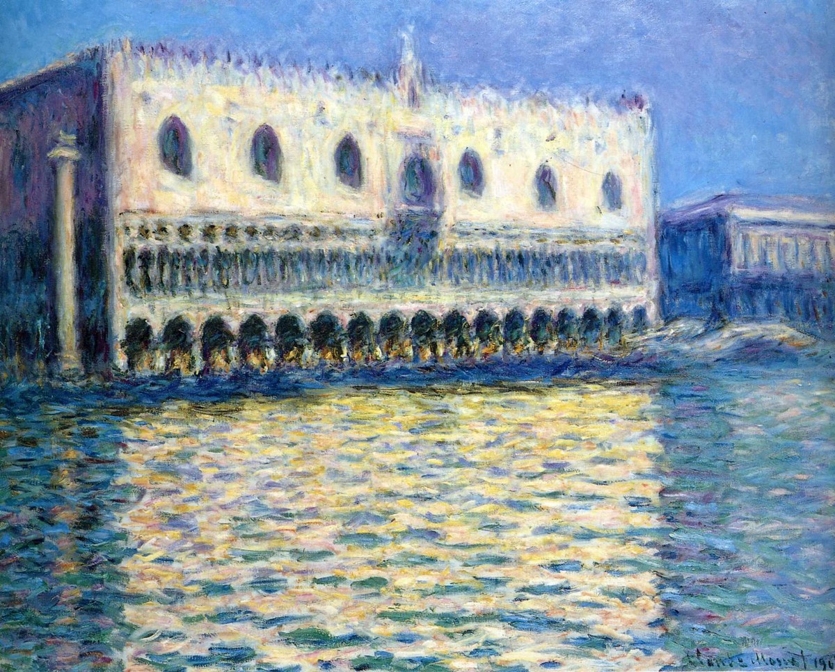 The Palazzo Ducale by Claude Monet