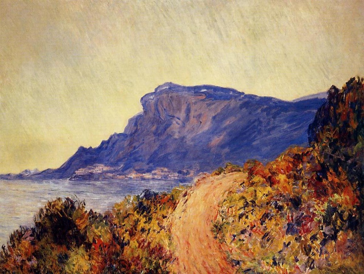 The Red Road at Cap Martin, near Menton by Claude Monet