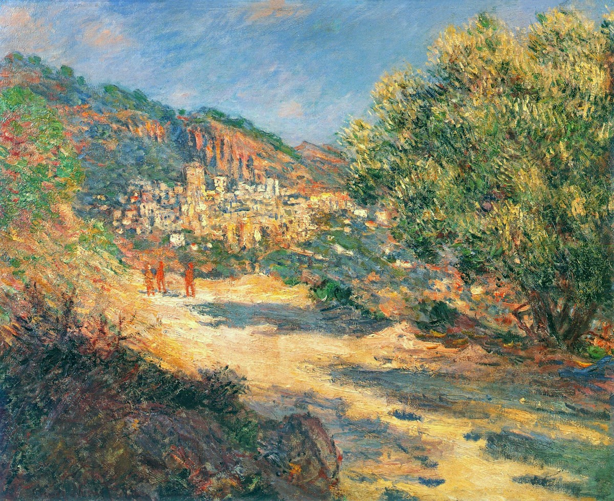 The Road to Monte Carlo by Claude Monet