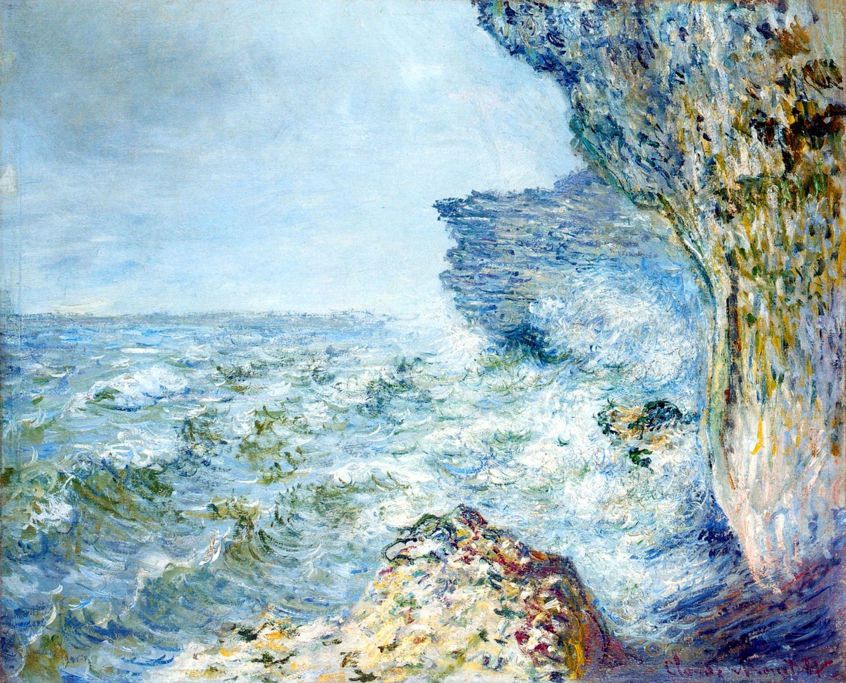 The Sea at Fecamp by Claude Monet