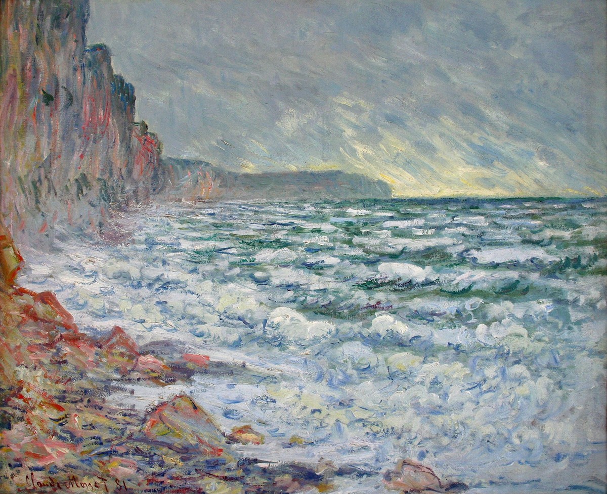 The Sea at Fecamp by Claude Monet