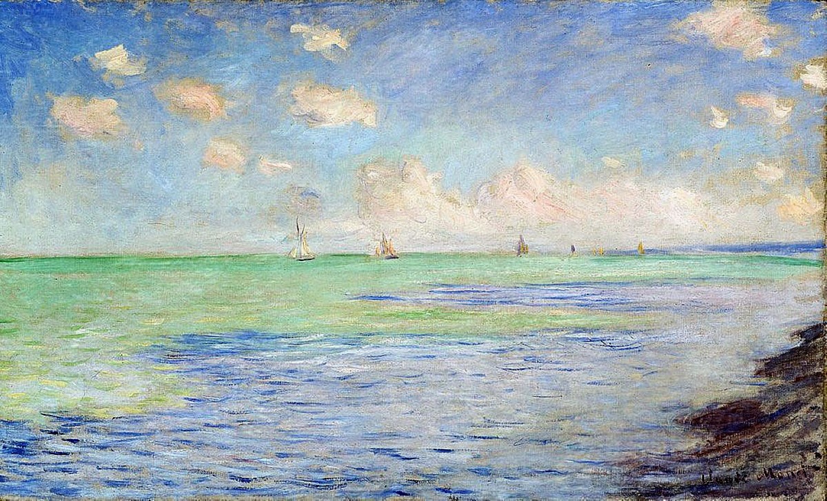 The Sea at Pourville by Claude Monet
