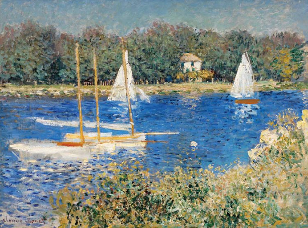 The Seine at Argenteuil by Claude Monet