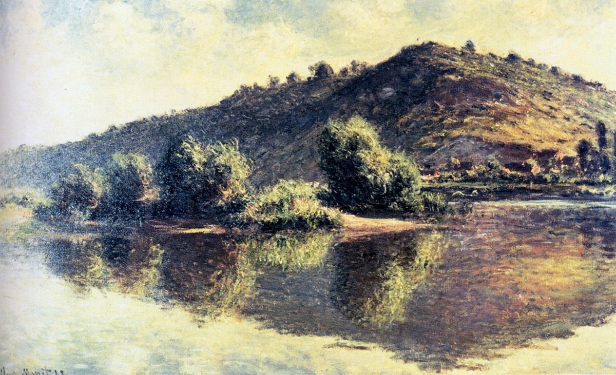 The Seine at Port-Villez by Claude Monet
