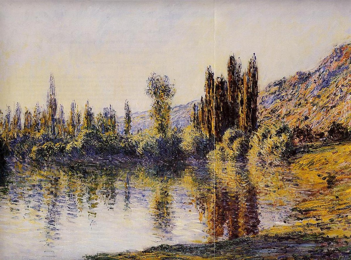 The Seine at Vetheuil by Claude Monet