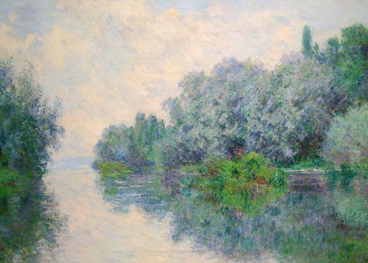 The Seine near Giverny by Claude Monet