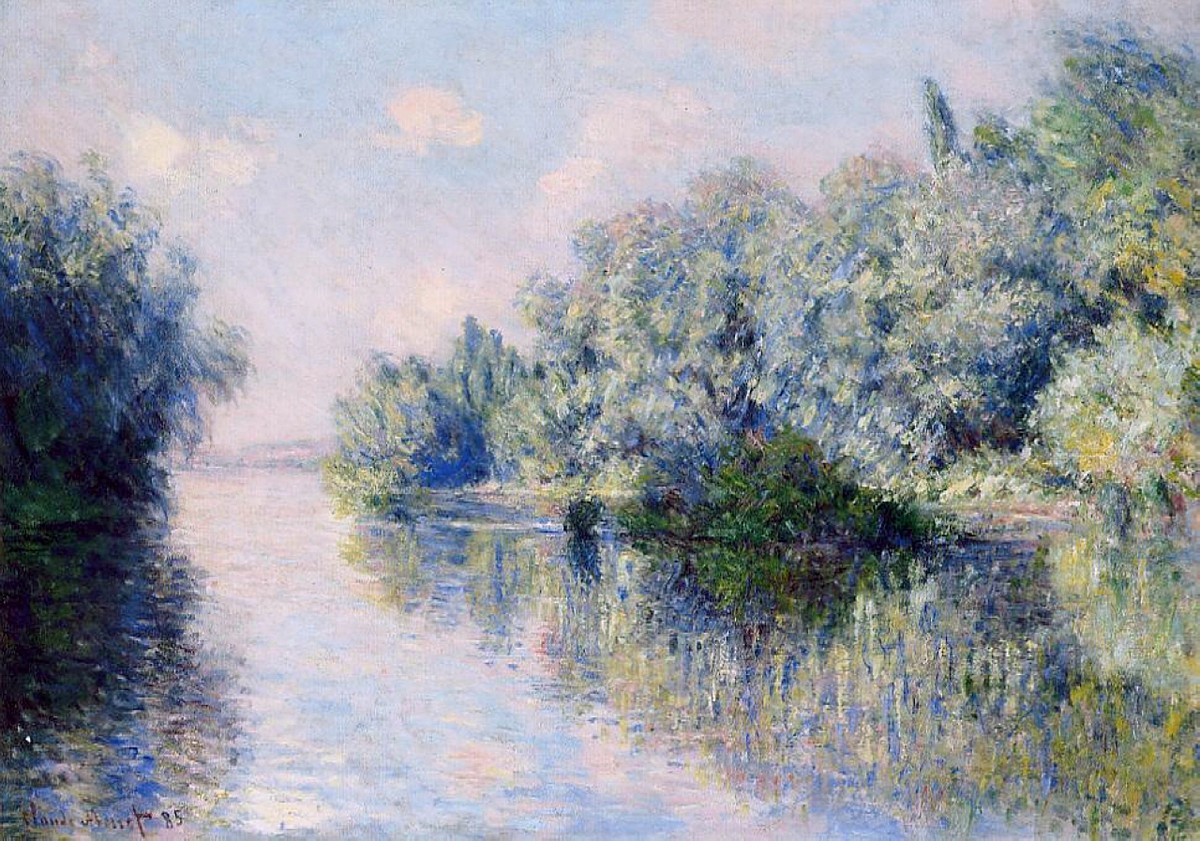 The Seine near Giverny by Claude Monet