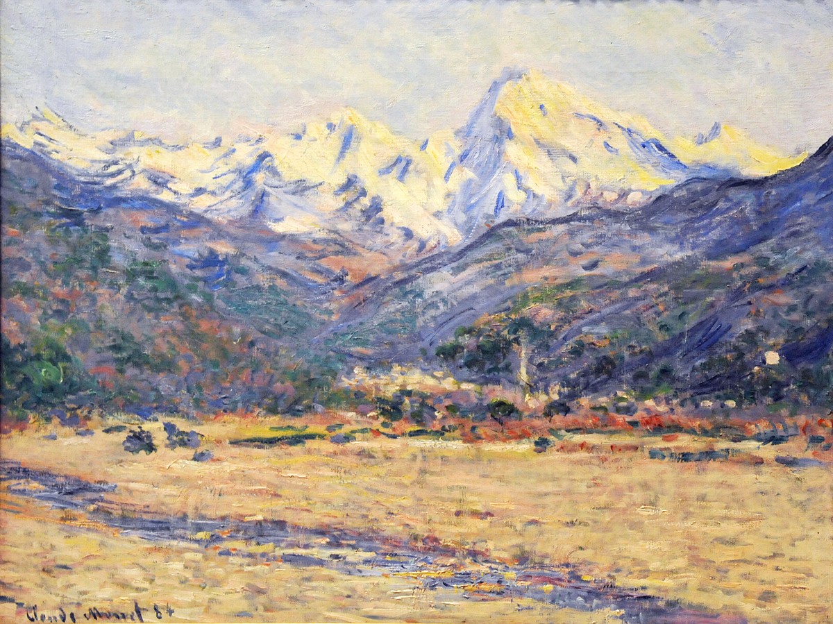 The Valley of the Nervia by Claude Monet