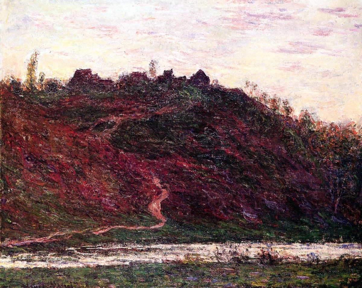 The Village of La Coche-Blond, Evening by Claude Monet