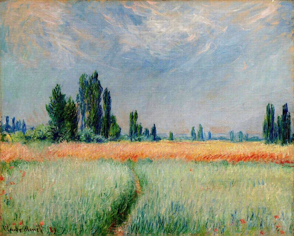 The Wheat Field by Claude Monet