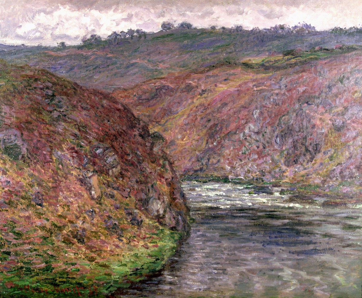 Valley of the Creuse (Grey Day) by Claude Monet