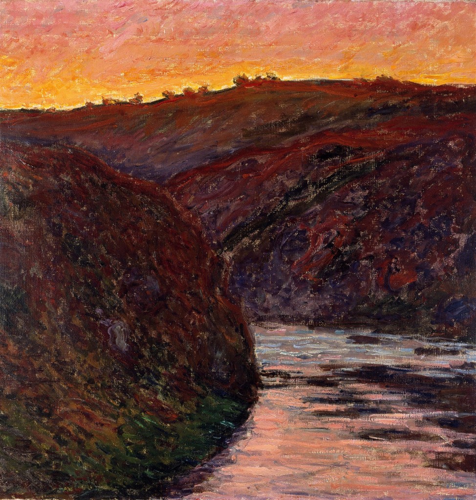 Valley of the Creuse, Sunset by Claude Monet