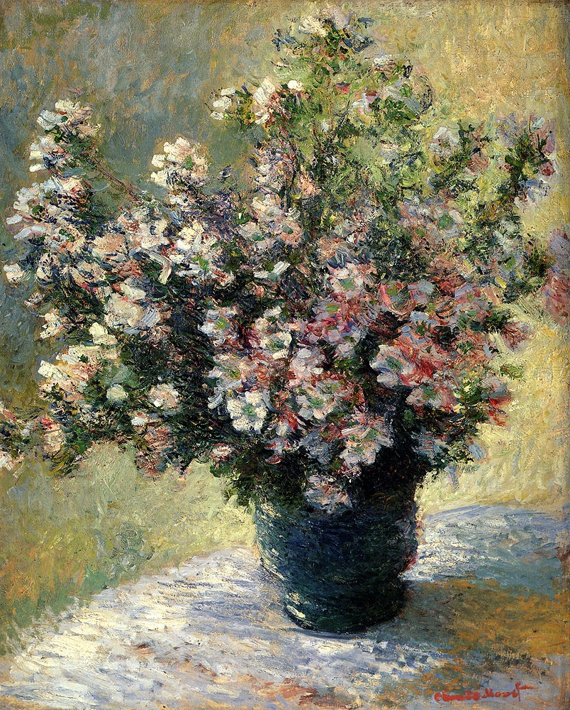 Vase of Flowers by Claude Monet