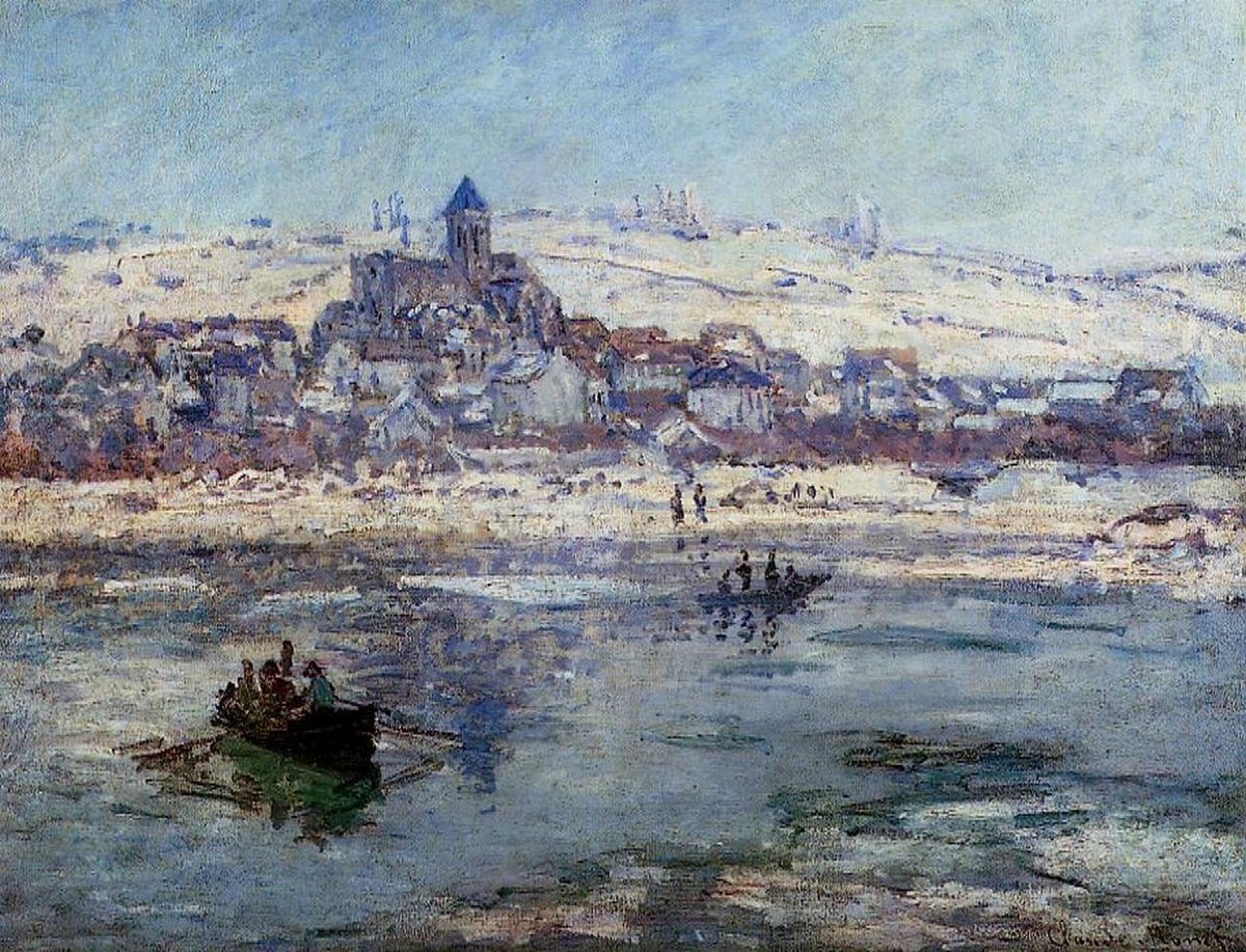 Vetheuil in Winter by Claude Monet