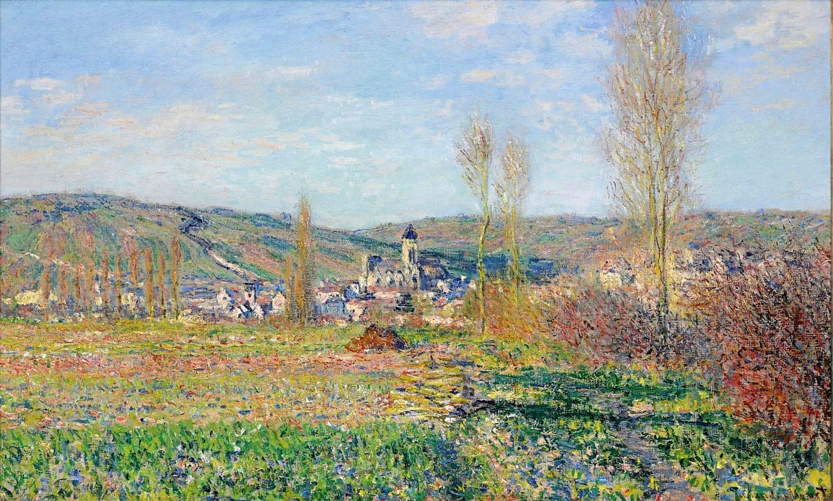Vetheuil under the Sun by Claude Monet