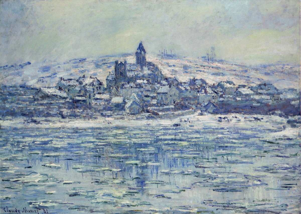 Vetheuil, Ice Floes by Claude Monet