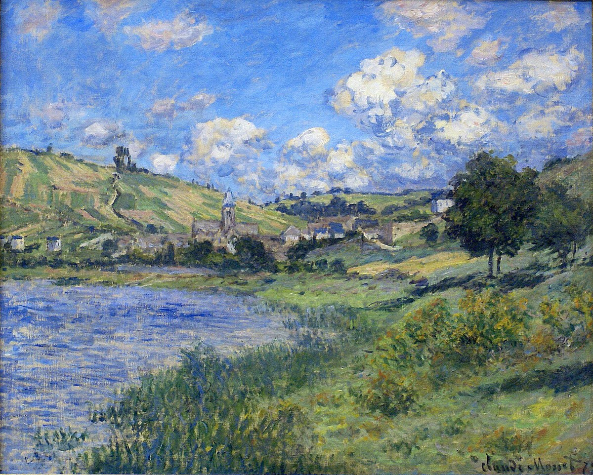 Vetheuil, Paysage by Claude Monet