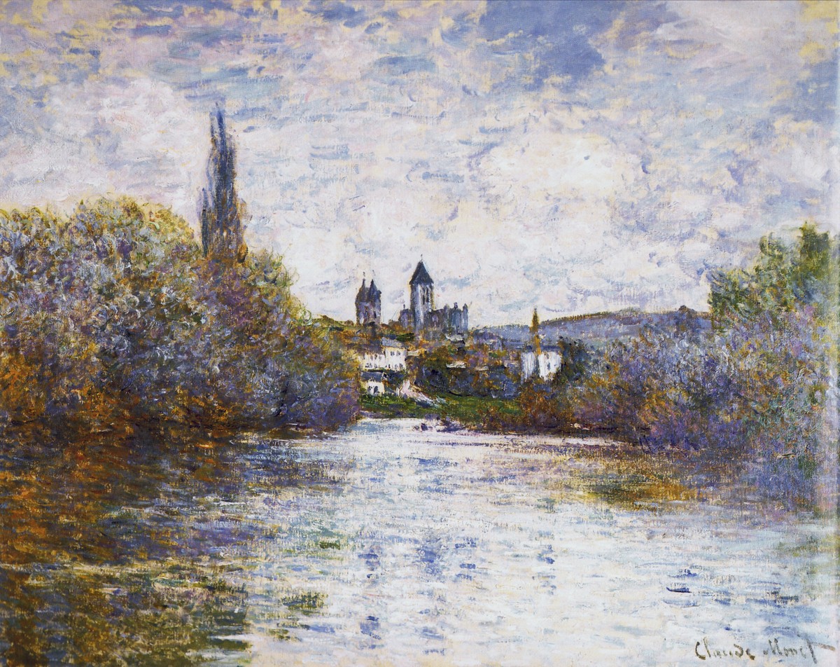 Vetheuil, The Small Arm of the Seine by Claude Monet