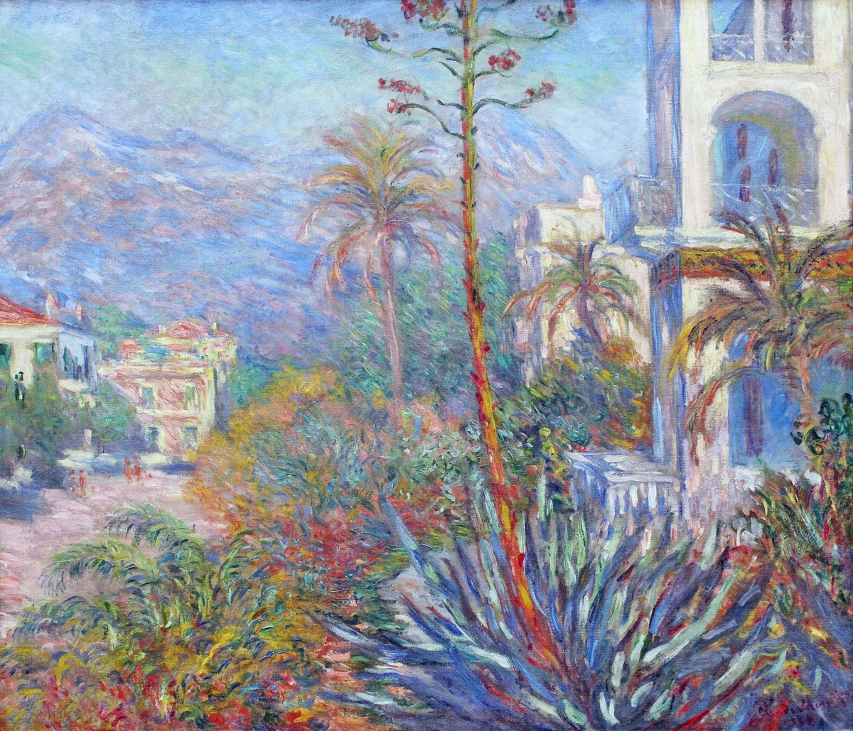 Villas at Bordighera by Claude Monet