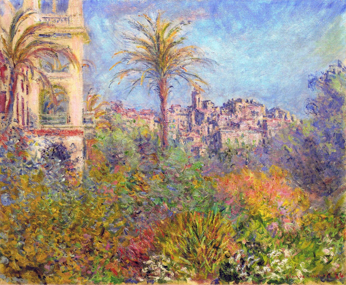 Villas at Bordighera 03 by Claude Monet