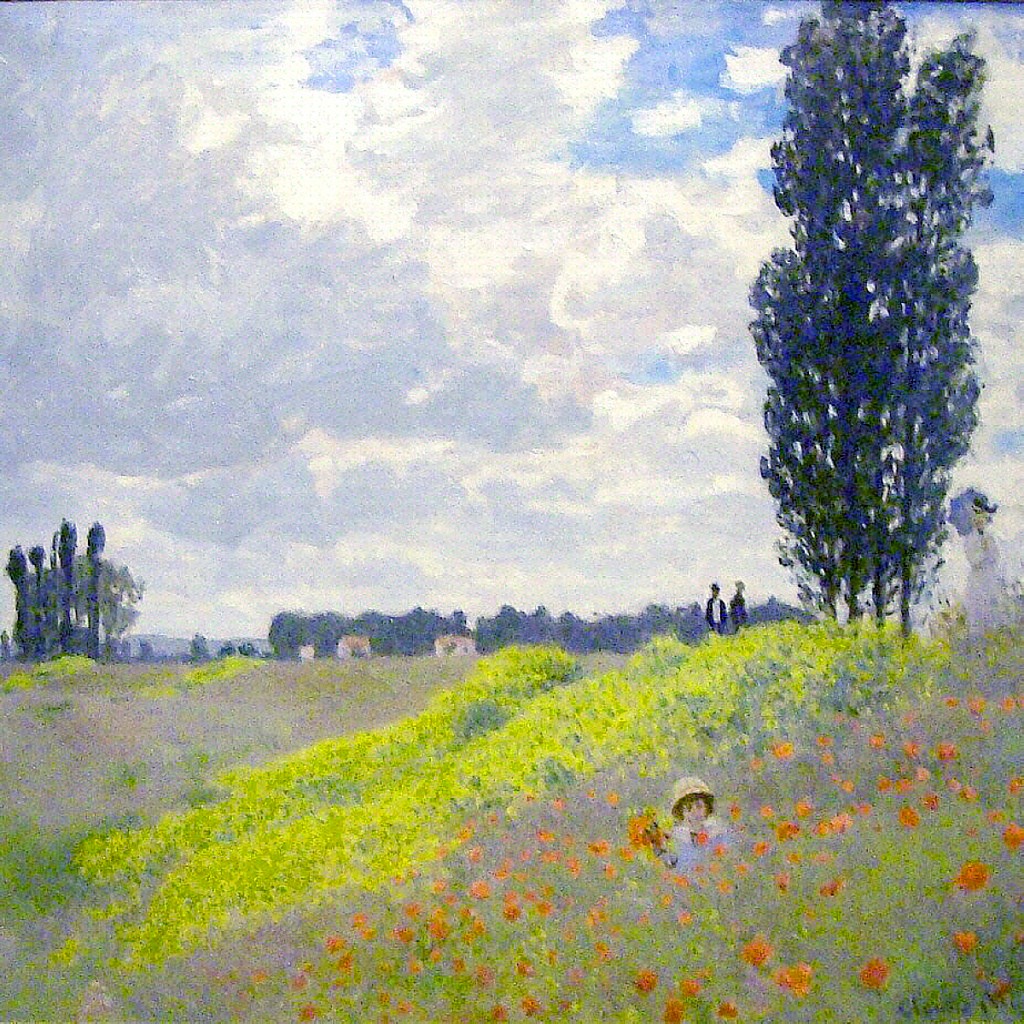 Walk in the Meadows at Argenteuil by Claude Monet