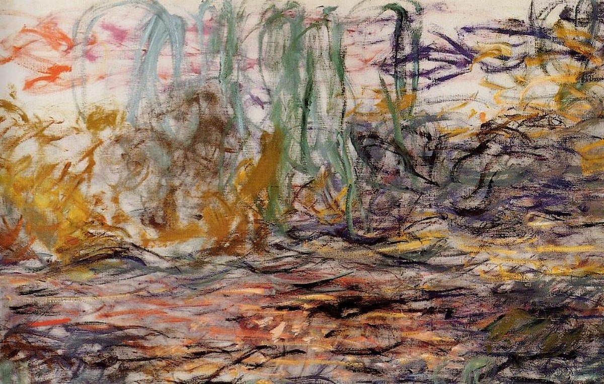 Water Lilies (left half) by Claude Monet