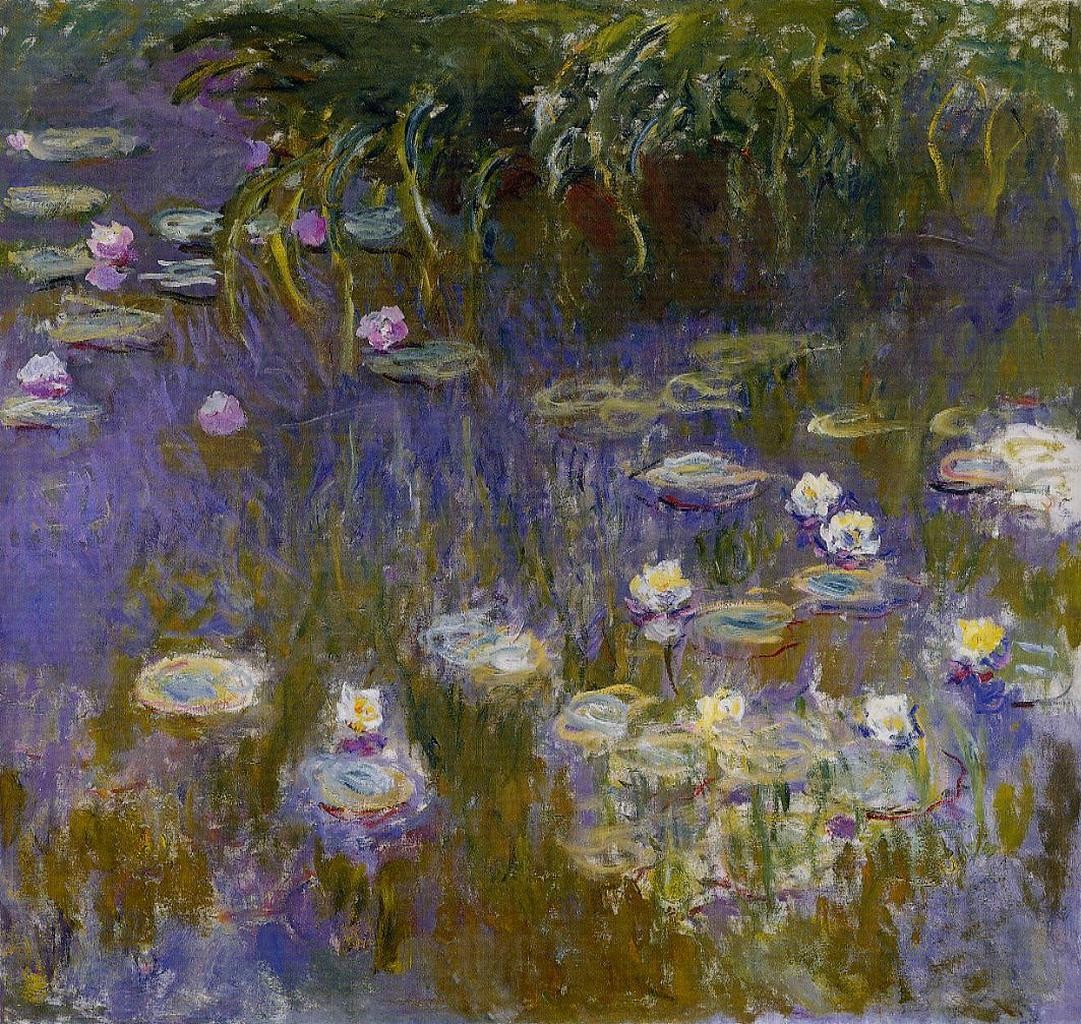 Water Lilies, Yellow and Lilac by Claude Monet