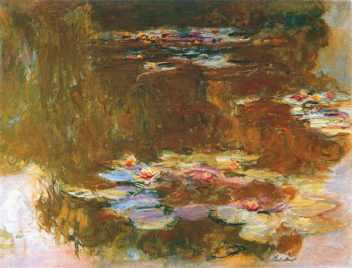 Water Lily Pond by Claude Monet