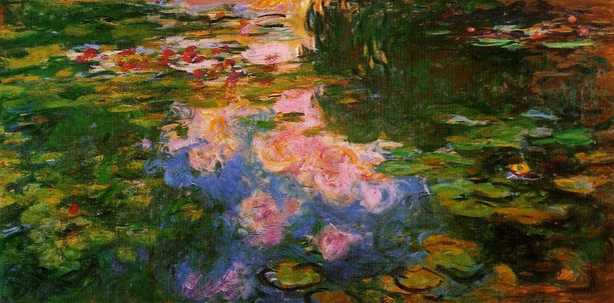 Water Lily Pond by Claude Monet