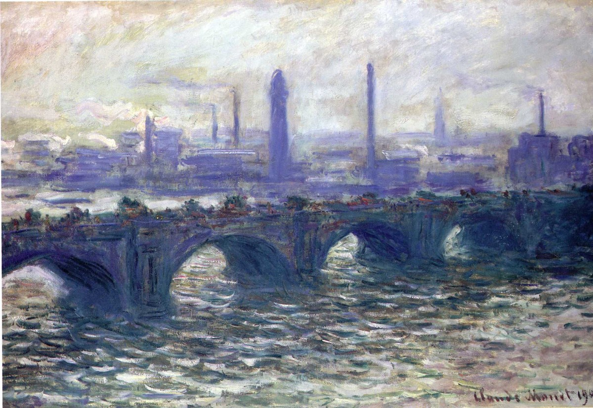 Waterloo Bridge by Claude Monet