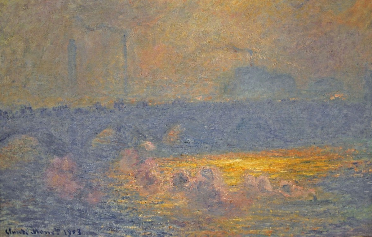 Waterloo Bridge by Claude Monet