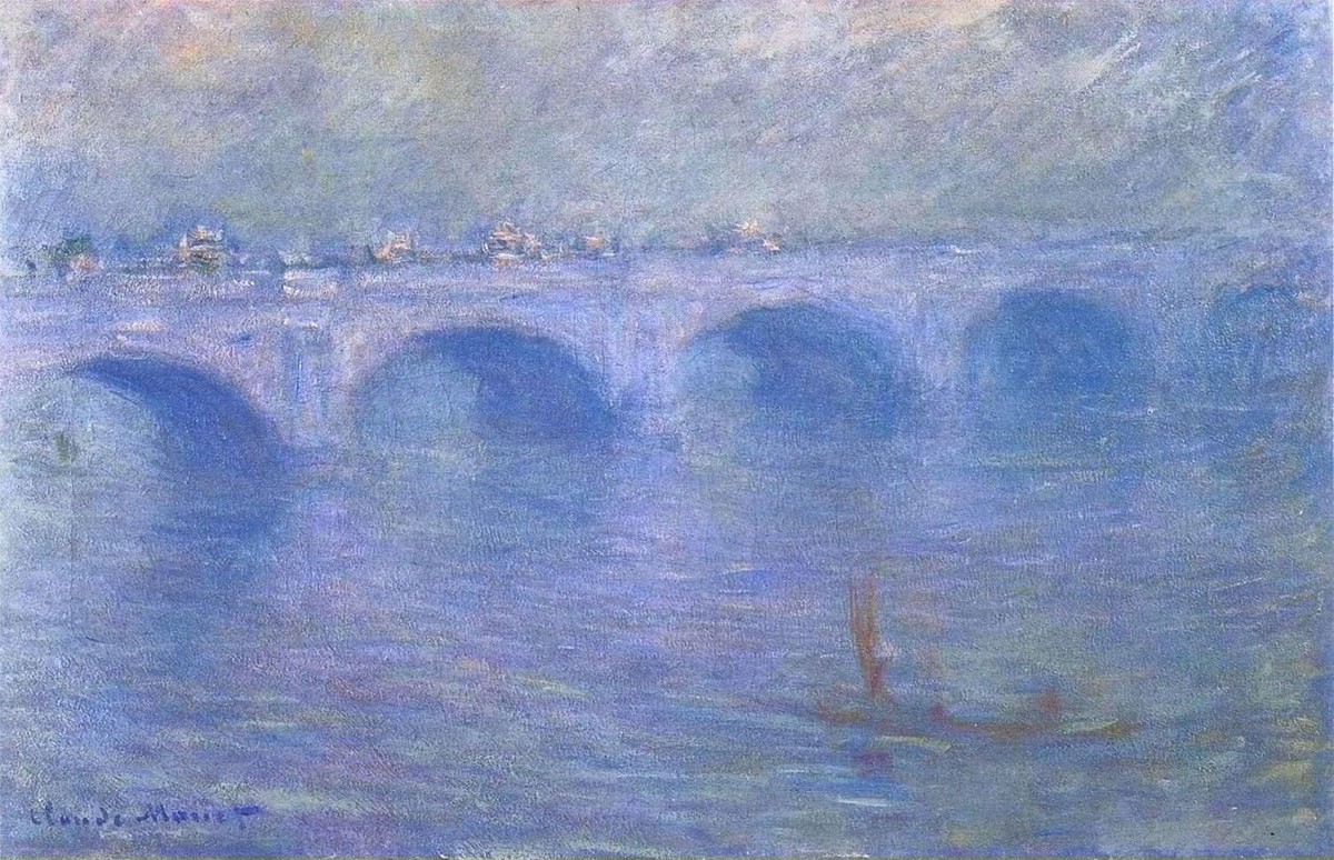 Waterloo Bridge in the Fog by Claude Monet