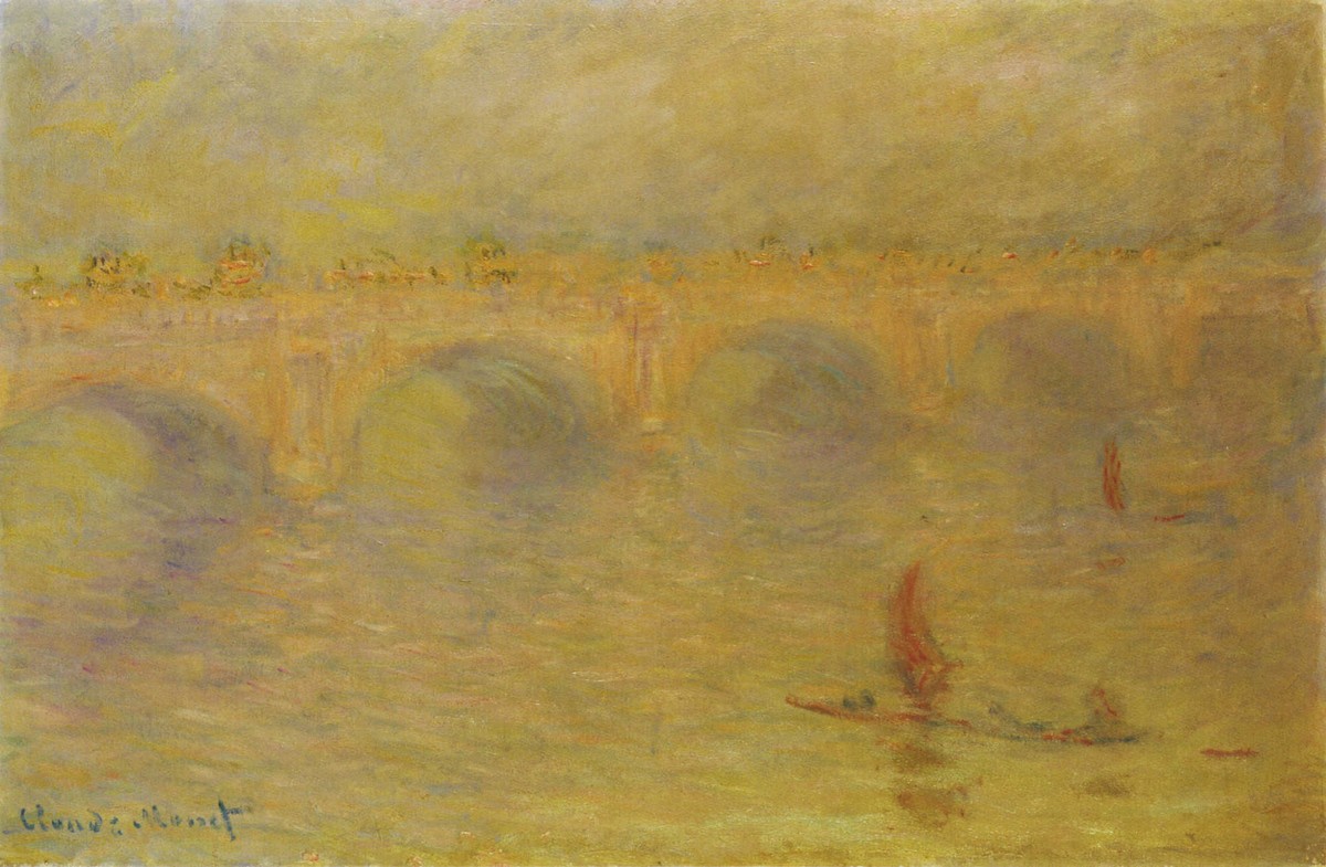 Waterloo Bridge, Sunlight Effect by Claude Monet