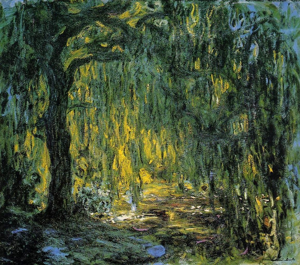 Weeping Willow by Claude Monet