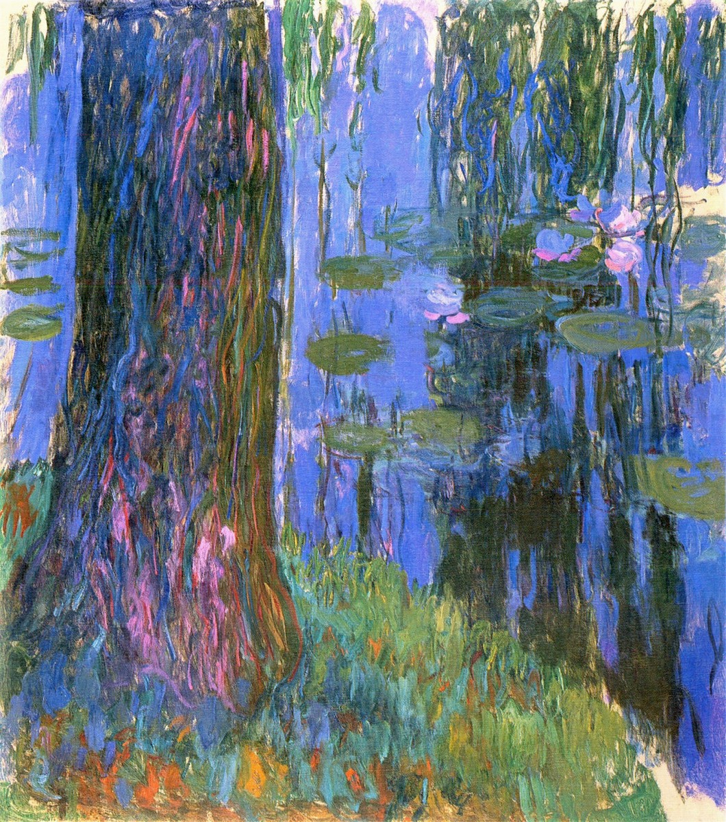Weeping Willow and Water-Lily Pond by Claude Monet