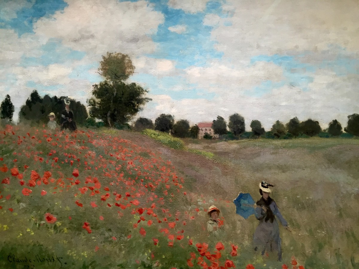 Wild Poppies, near Argenteuil by Claude Monet