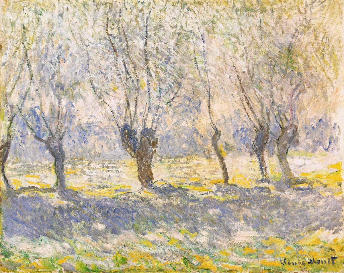 Willows, Giverny by Claude Monet