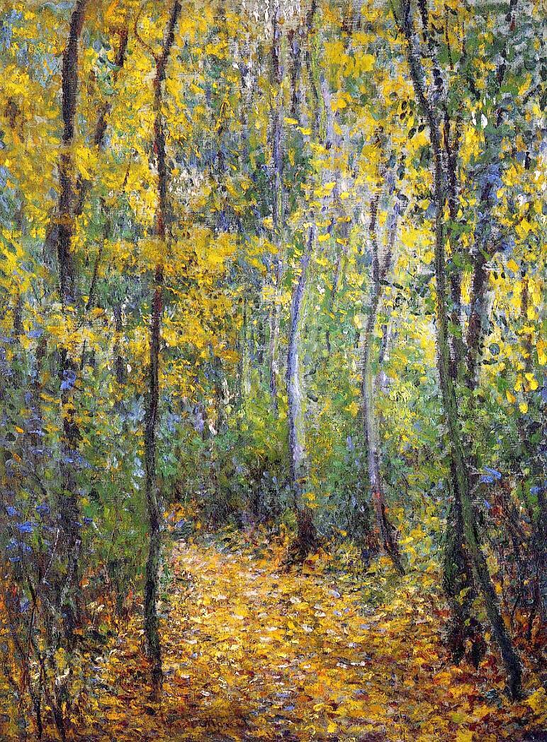Wood Lane by Claude Monet