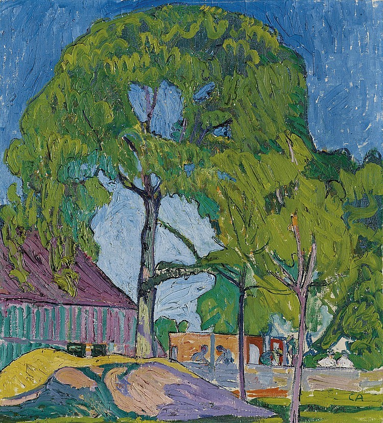 Hausbau II by Cuno Amiet