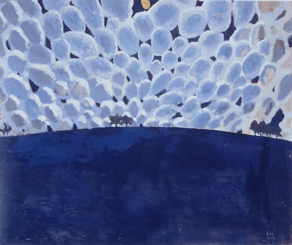 Moonlit Landscape by Cuno Amiet