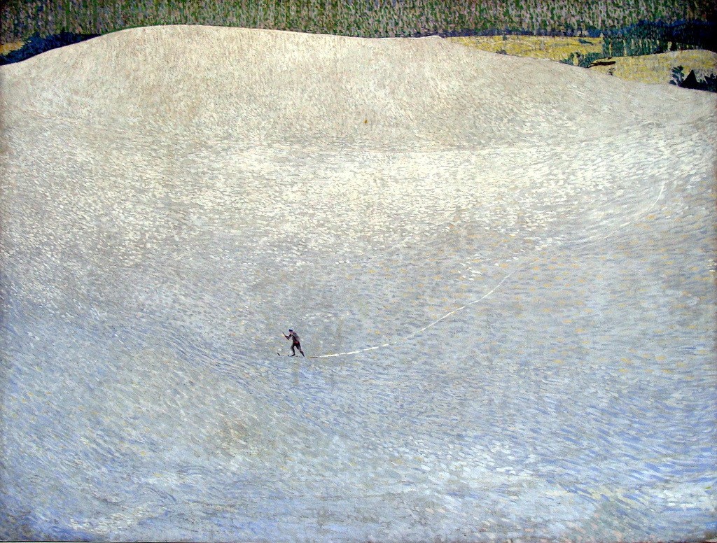 Snowy Landscape (Deep Winter) by Cuno Amiet