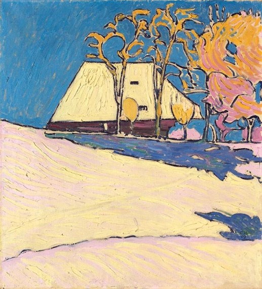 Winter auf der Oschwand by Cuno Amiet